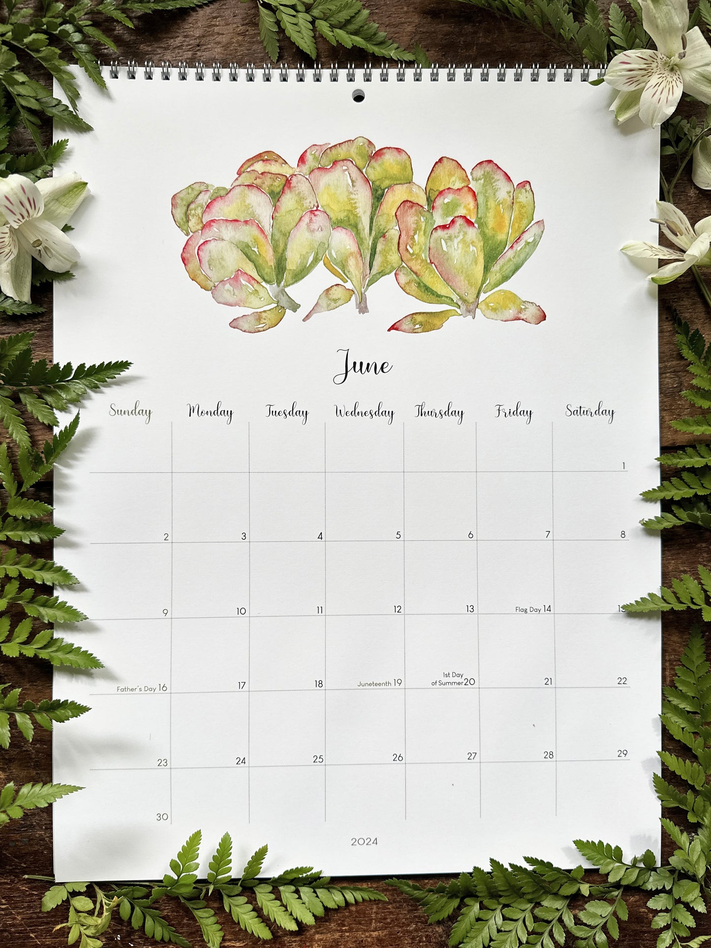 2024 Succulents & Cacti Calendar