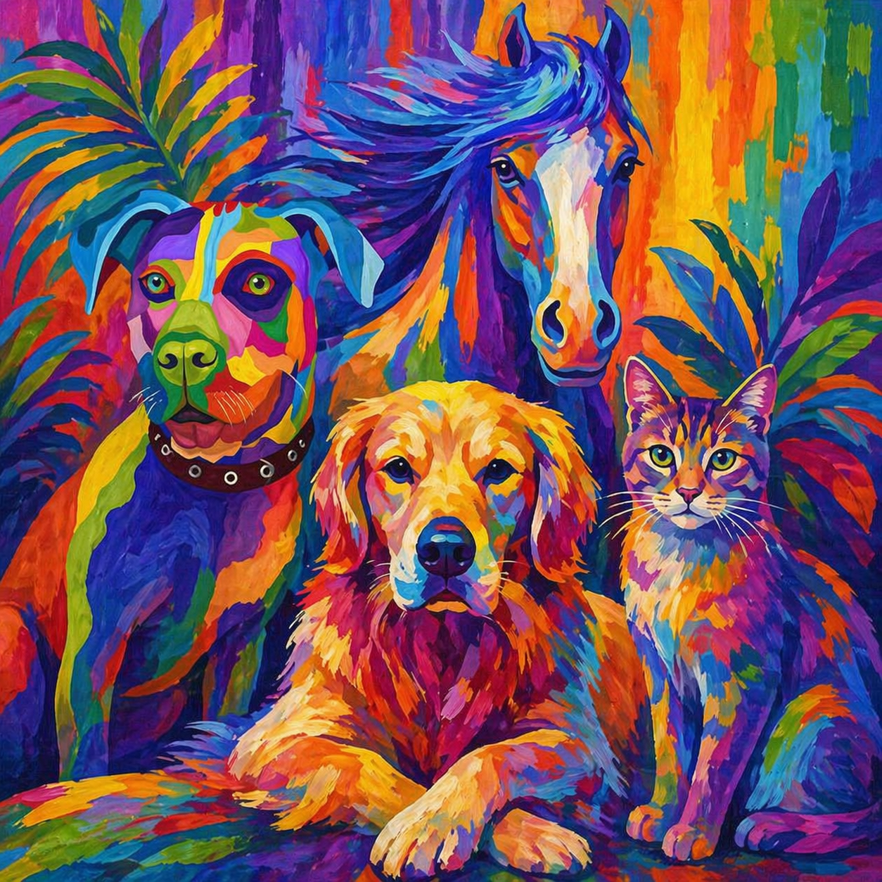 Rainbow Animals Art Camp (June 29-July 2)