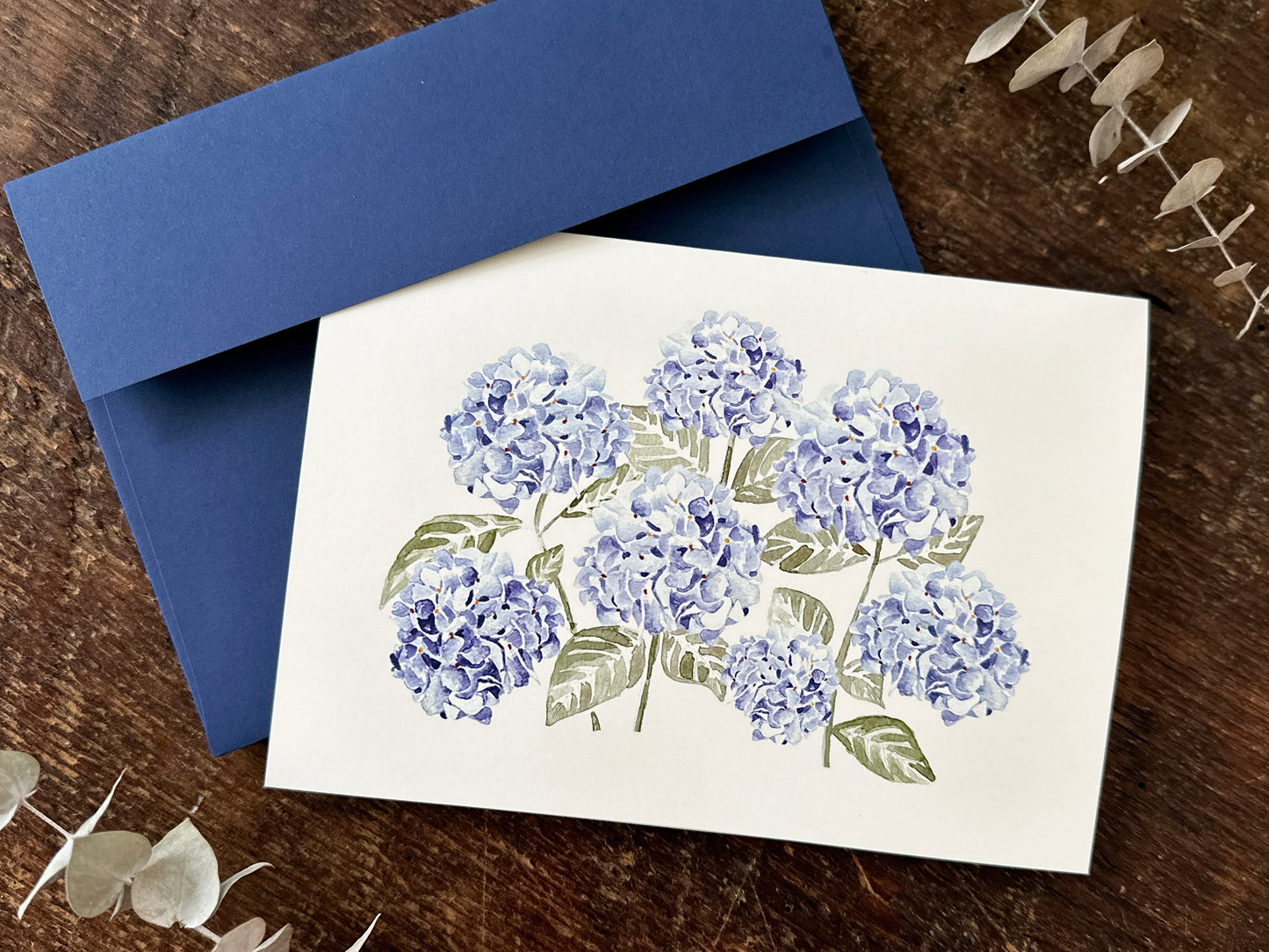 Hydrangeas Greeting Card