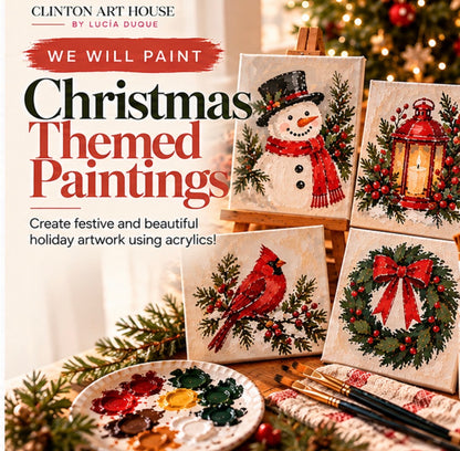 Seasonal Acrylics ~ Fall, Thanksgiving & Christmas