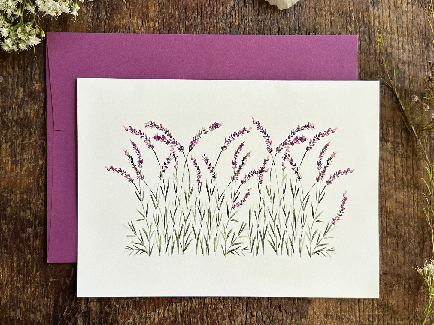 Lavender Greeting Cards