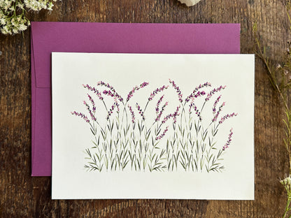 Lavender Greeting Cards