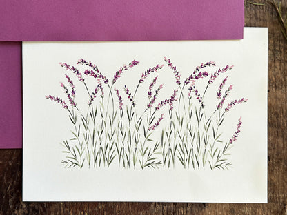 Lavender Greeting Cards