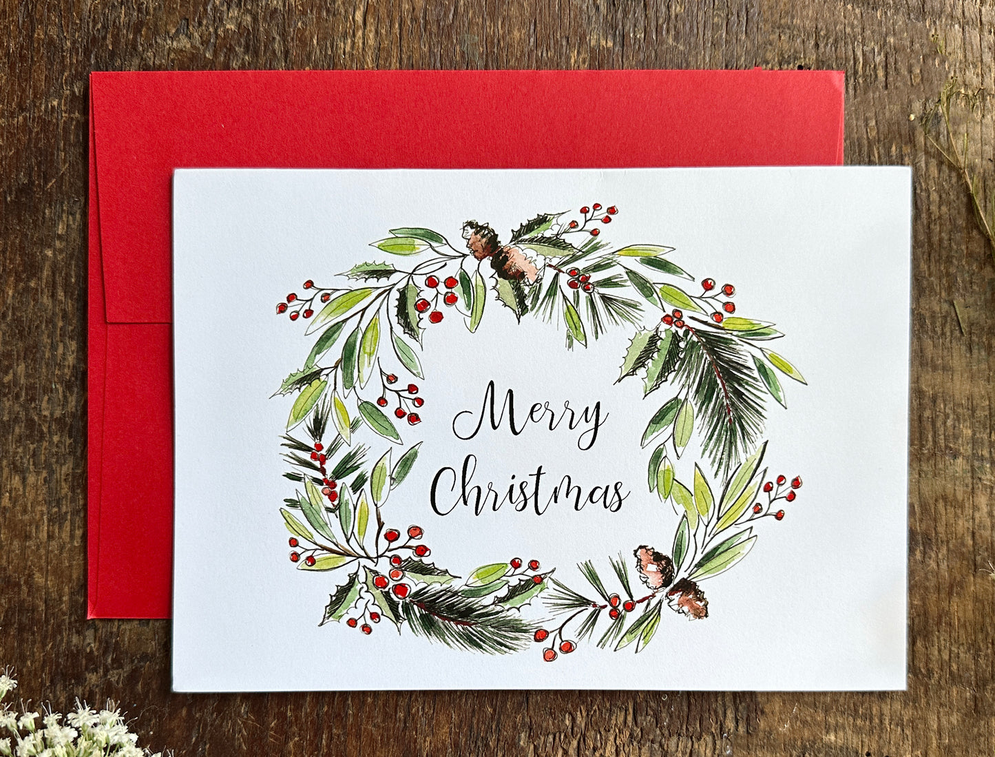 Christmas Wreath Card