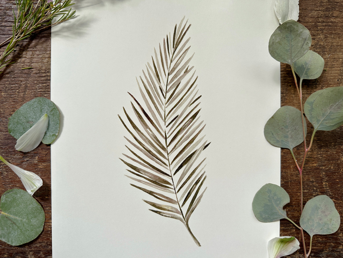 Dry Palm Print
