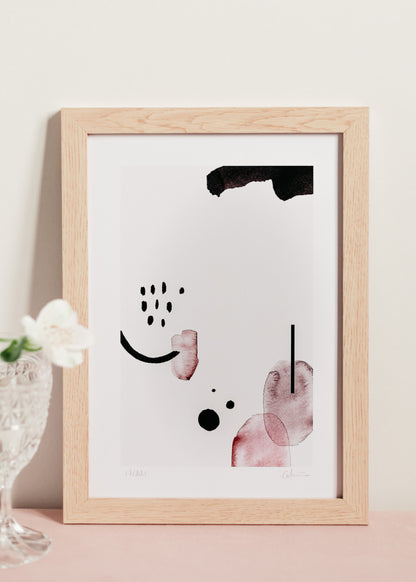 Rose III Abstract Print