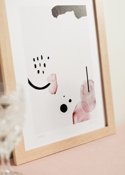 Rose III Abstract Print