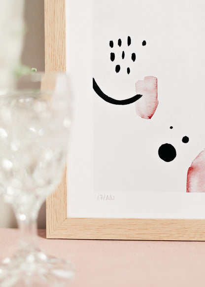 Rose III Abstract Print