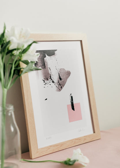 Rose I Abstract Print