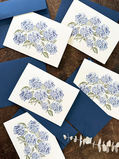 Hydrangeas Greeting Card