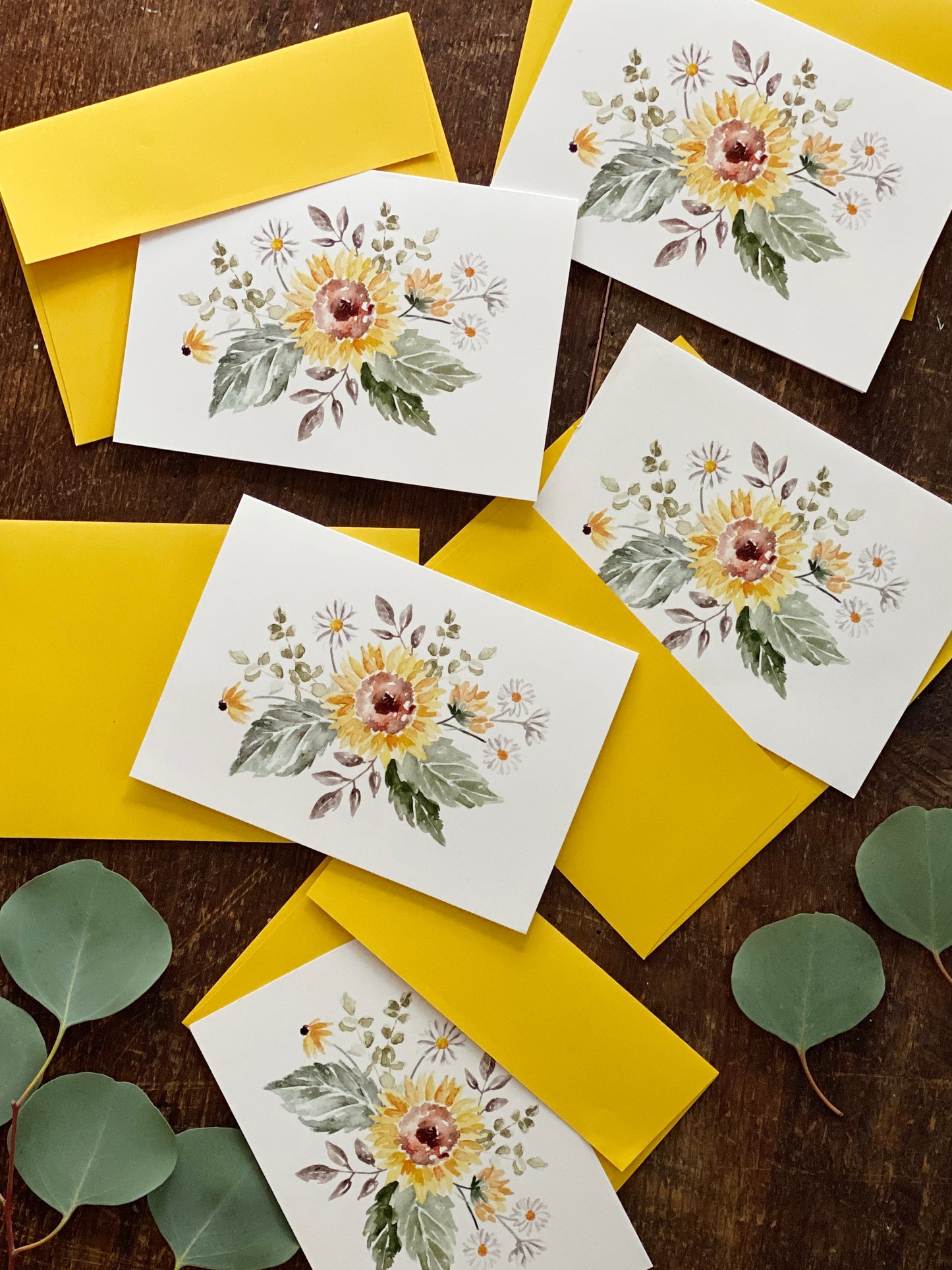 Sunflower Greeting Cards